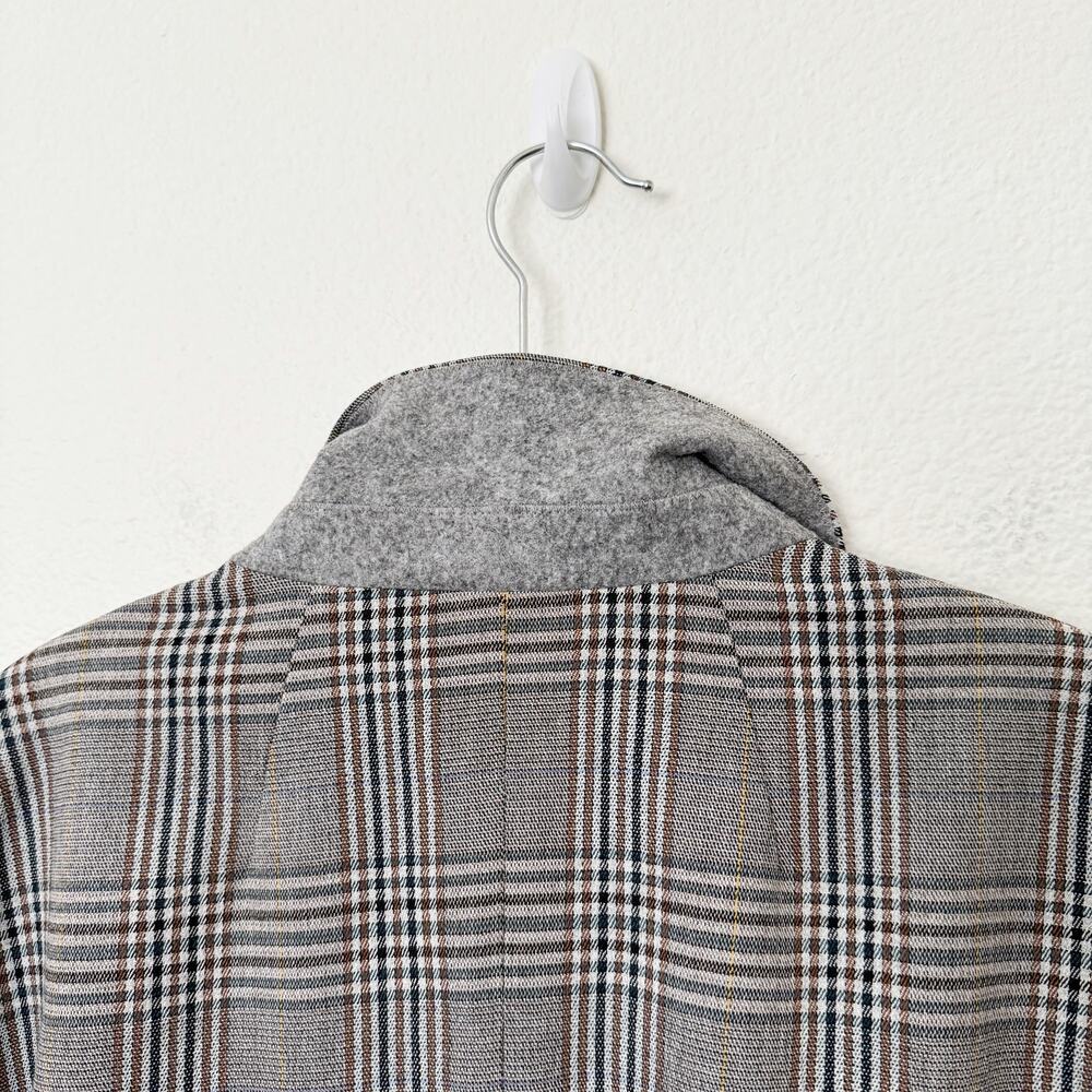 [Madewell] Caldwell Oversized Menswear Plaid Double Breasted Blazer Jacket Sz XL - Picture 11 of 13